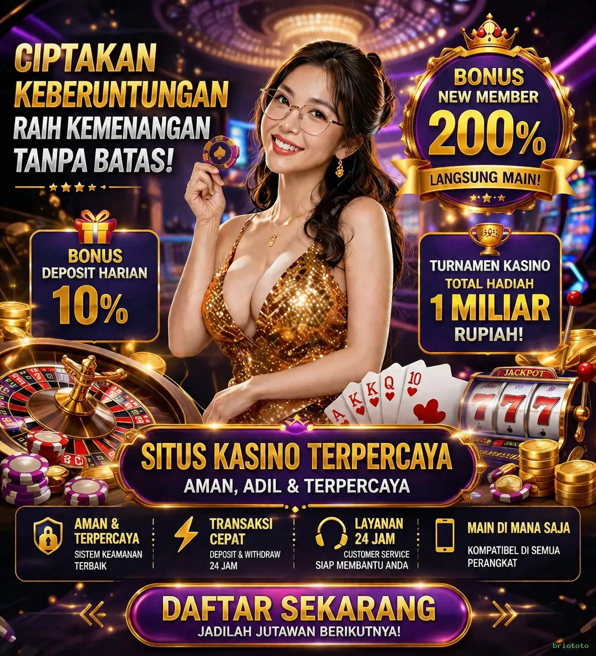 Ikon aplikasi briototo resmi